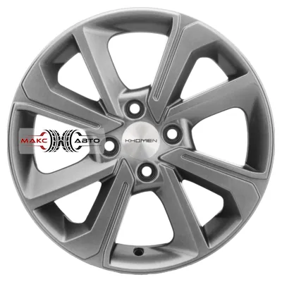 Диск Khomen Wheels KHW1501 (Rio/Solaris) 6x15 · 4x100 · DIA 54.1 · ET 48