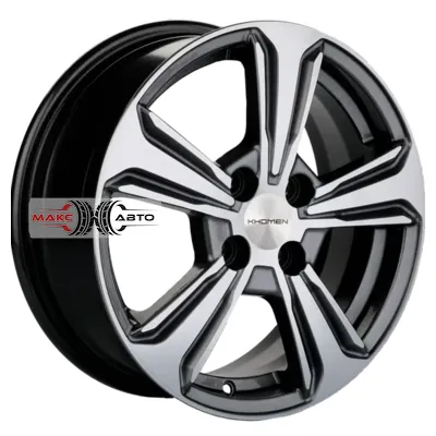 Диск Khomen Wheels KHW1502 (Rio/Solaris) 6x15 · 4x100 · DIA 54.1 · ET 46