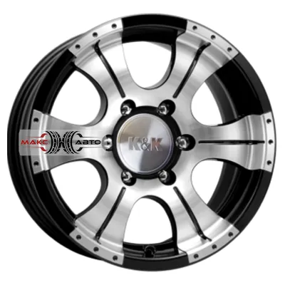 Диск K&K Байконур (КС465М) 8x16 · 5x140 · DIA 110.1 · ET 20