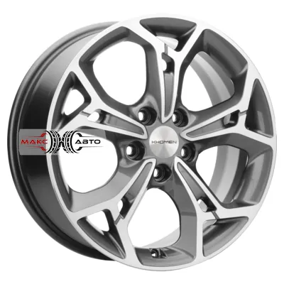 Диск Khomen Wheels KHW1702 (Jolion) 7x17 · 5x114 · DIA 66.5 · ET 37